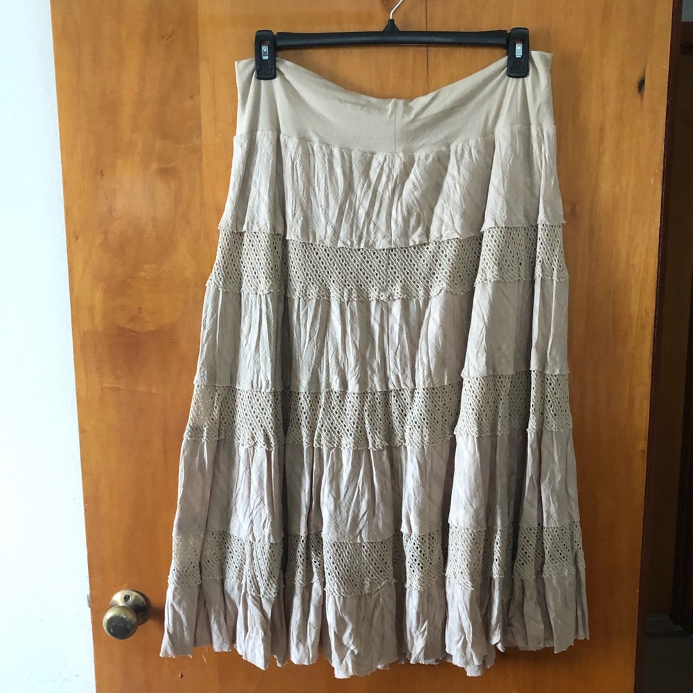 Reba Tan Skirt